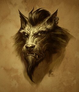 Rating: Safe Score: 0 Tags: anthro beard blind_eye blizzard_entertainment canid chris_metzen e621 ear_piercing eye_scar facial_hair facial_scar fangs front_view frown fur headshot_portrait looking_at_viewer male mammal monochrome parchment piercing portrait scar scowl sepia sharp_teeth solo teeth warcraft werecanid werecreature worgen User: bunchy7s