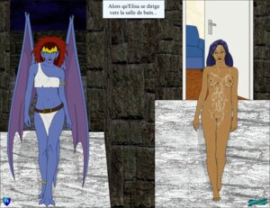 Rating: Explicit Score: 0 Tags: after_sex anklet bat_wings belt blue_body blue_hair blue_skin bodily_fluids breasts cum cum_on_belly cum_on_body cum_on_breasts cum_on_face dark_body dark_skin demona_(gargoyles) disney duo e621 elisa_maza_(gargoyles) fab3716 female french_text gargoyle gargoyles genital_fluids genitals hair human humanoid irl_trace jewelry mammal membrane_(anatomy) membranous_wings navel nipple_outline nipples nude red_hair tail text translated vulva wings User: bunchy7s