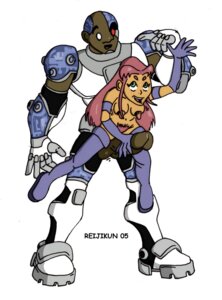 Rating: Explicit Score: 0 Tags: 1boy 1girls 2005 boots breasts cyborg_(dc) dark-skinned_male dark_skin dc dc_comics female interracial interspecies male nude penis pubic_hair reijikun rule34 sex starfire straight straight_hair tagme teen_titans User: bunchy7s