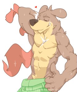 Rating: Questionable Score: 0 Tags: abs biceps brown_body brown_fur canid canine clenched_teeth clothed clothing e-w01f e621 fur gesture grin hand_gesture heart_symbol looking_at_viewer male mammal muscular muscular_male pecs presenting simple_background smile solo tan_body tan_fur teeth thumbs_up topless white_background User: bunchy7s