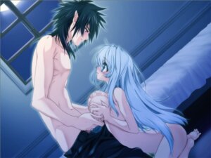 Rating: Explicit Score: 0 Tags: 1boy 1girls ashe_(under_the_moon) bed blue_eyes blue_hair blush breasts censored female game_cg kneeling long_hair male nude paizuri penis rule34 straight toujou_sakana under_the_moon zero_(under_the_moon) User: bunchy7s
