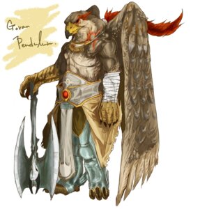 Rating: Safe Score: 0 Tags: accipitrid accipitriform anthro armor avian axe beak bird clothed clothing double_bitted_axe e621 eagle feathered_wings feathers hi_res labrys male melee_weapon red_eyes simple_background solo topless unknown_artist warrior weapon white_background wings User: bunchy7s Rating: Safe Score: 0 Tags: accipitrid accipitriform anthro armor avian axe beak bird clothed clothing double_bitted_axe e621 eagle feathered_wings feathers hi_res labrys male melee_weapon red_eyes simple_background solo topless unknown_artist warrior weapon white_background wings User: bunchy7s