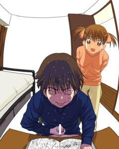 Rating: Explicit Score: 0 Tags: a1 bar_censor brother_and_sister brown_eyes brown_hair caught caught_masturbating censored female fukuzawa_yumi fukuzawa_yuuki hair_ribbon male maria-sama_ga_miteru masturbation penis reading ribbon rule34 siblings surprised sweat tied_hair twintails User: bunchy7s