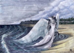 Rating: Safe Score: 0 Tags: alternative_fashion anthro beach bluari canid canine canis clothing detailed_background dress e621 feathered_wings feathers female goth hair mammal outside sand sea seaside sky solo storm tail water wind wings wolf User: bunchy7s