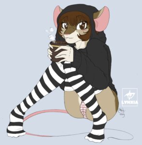 Rating: Questionable Score: 0 Tags: 2009 anthro beverage bottomwear butt camel_toe candy chocolate clothing container cup dessert e621 female food footwear holding_container holding_cup holding_object hoodie hot_chocolate legwear lynxia mammal mouse mouse_(lynxia) murid murine panties panty_shot pattern_bottomwear pattern_clothing pattern_panties pattern_underwear rodent socks solo stockings striped_bottomwear striped_clothing striped_panties striped_underwear stripes tail topwear underwear User: bunchy7s