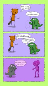 Rating: Safe Score: 0 Tags: alaskanbullworm anthro beaver beaver_(beaver_and_steve) beaver_and_steve comic dialogue dinosaur e621 english_text group male mammal prehistoric_species reptile rodent scalie steve_(beaver_and_steve) stick_figure tail text User: bunchy7s