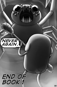 Rating: Safe Score: 0 Tags: adventure_time ambiguous_gender anthro arachnid arthropod canid canine canis cartoon_network comic cubby_chambers domestic_dog duo e621 ending english_text feral greyscale hi_res jake_the_dog mammal monochrome monster sharp_teeth teeth text User: bunchy7s