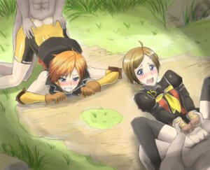 Rating: Explicit Score: 0 Tags: 2girls amy_apple annika_alcott ass ass_grab bent_over blue_eyes blush botan08 brown_hair character_request clothed_sex clothing doggy_style female from_behind gloves hairclip lying military_uniform multiple_females multiple_girls open_mouth orange_hair pussy rape rule34 sex short_hair spread_legs stockings torn_clothes uniform vaginal_penetration valkyria_chronicles valkyria_chronicles_3 yaomai User: bunchy7s