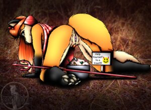 Rating: Explicit Score: 0 Tags: all_fours anthro bent_over brendan_mccann canid canine claws clitoris e621 female food fox genitals green_eyes hair halloween holidays long_hair looking_at_viewer looking_back mammal orange_hair pubes rear_view solo tail trick-or-treating vulva User: bunchy7s