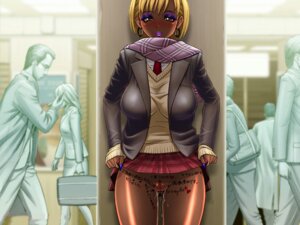 Rating: Explicit Score: 0 Tags: blonde_hair blush body_writing bottomless breasts cum dark-skinned_female dark_skin earrings exhibitionism female ganguro gyaru hair hairless_pussy jewelry kogal large_breasts makeup public pussy pussy_juice rule34 scarf sex_slave short_hair skirt skirt_lift uncensored User: bunchy7s