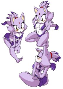 Rating: Questionable Score: 0 Tags: 2013 amber_eyes anthro argento biped black_nose blaze_the_cat blush breasts butt cleavage clothed clothing domestic_cat e621 feet felid feline felis female fur hair hi_res hindpaw kneeling looking_at_viewer looking_back looking_down mammal navel off_shoulder paws ponytail purple_body purple_fur purple_hair sega short_hair simple_background sitting solo sonic_the_hedgehog_(series) swimwear tail thick_thighs white_background white_body white_skin wide_hips User: bunchy7s