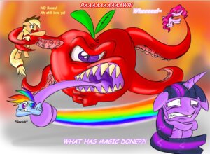 Rating: Safe Score: 0 Tags: 1_eye apple applejack_(mlp) aquatic blue_body blue_feathers blue_fur cephalopod coleoid cyclops dangereaux e621 earth_pony elemental_creature equid equine feathered_wings feathers female feral flora_fauna food food_creature friendship_is_magic fruit fur group hair hasbro horn horse hybrid living_fruit magic mammal mollusk monster multicolored_hair my_little_pony mythological_creature mythological_equine mythology octopodiform pegasus pink_body pink_fur pinkie_pie_(mlp) plant pony purple_hair rainbow_dash_(mlp) rainbow_hair simple_background suction_cup tail tentacle_creature tentacles toony twilight_sparkle_(mlp) two_tone_hair unicorn what what_has_magic_done what_has_science_done wings User: bunchy7s