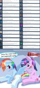 Rating: Safe Score: 0 Tags: 2012 apron blue_body blue_feathers blue_fur blush clothing conditional_dnp cutie_mark duo e621 english_text equid equine feathered_wings feathers female feral footwear friendship_is_magic fur hair half-closed_eyes hasbro hi_res horn legwear mammal multicolored_hair my_little_pony mythological_creature mythological_equine mythology narrowed_eyes oze pegasus purple_body purple_eyes purple_fur purple_hair quadruped rainbow_dash_(mlp) rainbow_hair ring socks tail text tumblr twilight_sparkle_(mlp) two_tone_hair unicorn wings User: bunchy7s Rating: Safe Score: 0 Tags: 2012 apron blue_body blue_feathers blue_fur blush clothing conditional_dnp cutie_mark duo e621 english_text equid equine feathered_wings feathers female feral footwear friendship_is_magic fur hair half-closed_eyes hasbro hi_res horn legwear mammal multicolored_hair my_little_pony mythological_creature mythological_equine mythology narrowed_eyes oze pegasus purple_body purple_eyes purple_fur purple_hair quadruped rainbow_dash_(mlp) rainbow_hair ring socks tail text tumblr twilight_sparkle_(mlp) two_tone_hair unicorn wings User: bunchy7s