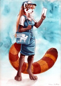 Rating: Safe Score: 0 Tags: ailurid anthro biped chest_tuft delivery_(commerce) delivery_employee e621 envelope female fur hibbary letter mammal postal_carrier postal_delivery red_panda solo standing tail tuft User: bunchy7s