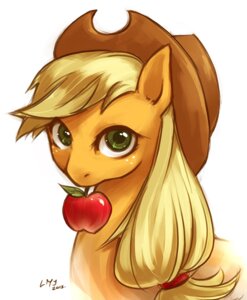 Rating: Safe Score: 0 Tags: 2012 apple applejack_(mlp) clothing e621 earth_pony equid equine female feral food friendship_is_magic fruit half-length_portrait hasbro hat headgear headwear hi_res horse katiramoon looking_at_viewer mammal my_little_pony plant pony portrait solo User: bunchy7s