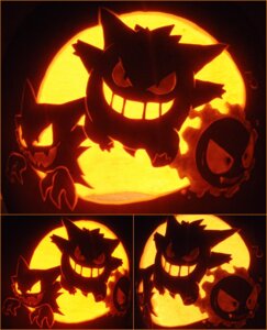 Rating: Safe Score: 0 Tags: ambiguous_gender border carving e621 feral floating_hands food fruit gastly generation_1_pokemon gengar ghost grandfathered_content group haunter hi_res jack-o'-lantern joh-wee nintendo orange_border photography_(artwork) plant pokemon pokemon_(species) pumpkin smile spirit traditional_media_(artwork) undead User: bunchy7s