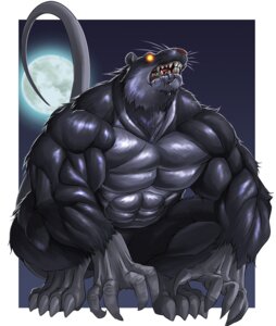 Rating: Safe Score: 0 Tags: abs anthro biceps big_muscles black_body black_fur bodily_fluids claws crouching drooling e621 echin fangs fur glowing glowing_eyes grey_body grey_fur huge_muscles male mammal moon murid murine muscular muscular_anthro muscular_male nude pecs pose rat rodent saliva solo tail teeth toe_claws whiskers yellow_eyes User: bunchy7s