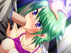 Rating: Explicit Score: 0 Tags: blue_eyes blush breasts cleavage cum fellatio female green_hair hair hand_on_head male oral penis rule34 short_hair User: bunchy7s Rating: Explicit Score: 0 Tags: blue_eyes blush breasts cleavage cum fellatio female green_hair hair hand_on_head male oral penis rule34 short_hair User: bunchy7s