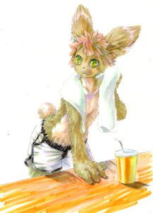 Rating: Questionable Score: 0 Tags: clothing e621 green_eyes lagomorph leporid male mammal rabbit solo swimming_trunks swimwear towel watou12 wet ワトウ User: bunchy7s