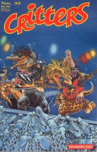 Rating: Safe Score: 0 Tags: 1988 alligator alligatorid ambiguous_gender anthro belt chain clothing collar comic concert cord cover cover_art cover_page critters_(comic_book) crocodilian cymbals drum e621 electric_guitar electronics english_text eyewear feral flying_v gibson group guitar kerchief leather lela_dowling lock magazine_cover male microphone musical_instrument padlock percussion_instrument playing_guitar playing_music plucked_string_instrument reptile rock_(genre) rocker scalie signature singing string_instrument studded_belt studded_collar studs sunglasses tail teeth text topwear vest User: bunchy7s