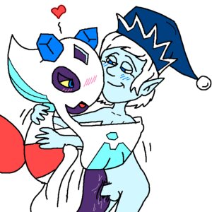 Rating: Explicit Score: 0 Tags: 1boy 1girls blue-skinned_male blue_hat blue_skin christmas_headwear completely_naked completely_nude crossover embracing embracing_each_other female froslass humanoid humanoid_on_alien humanoid_on_anthro immortal jack_frost jack_frost_(rankin-bass) male nintendo nude nude_male one_female pokemon pokephilia rankin-bass rule34 standing_sex straight white_hair young_male User: bunchy7s