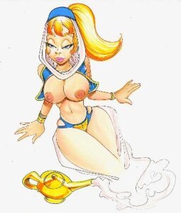 Rating: Explicit Score: 0 Tags: barry_blair breasts clothing female female_only front_view genie genie_lamp i_dream_of_jeannie jeannie pale_skin ponytail rule34 solo tagme User: bunchy7s