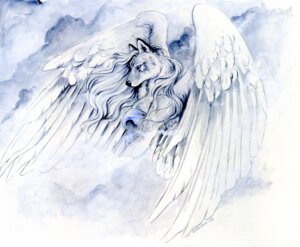 Rating: Safe Score: 0 Tags: 2008 anthro blue_eyes canid canine canis cloud e621 feathered_wings feathers female heather_bruton mammal northwind solo wings wolf User: bunchy7s