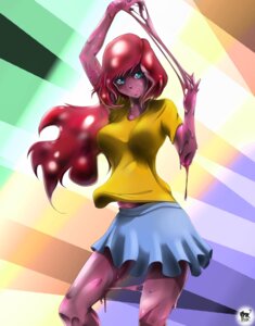 Rating: Safe Score: 0 Tags: blue_bottomwear blue_clothing blue_eyes blue_skirt bottomwear clothed clothing dancing e621 female goo_creature hi_res humanoid not_furry nyakura pink_goo shirt skirt slime solo source_request topwear yellow_clothing yellow_shirt yellow_topwear User: bunchy7s