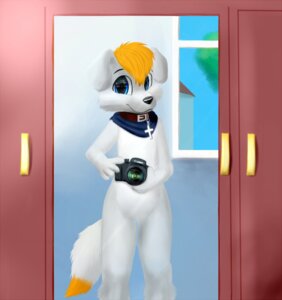 Rating: Safe Score: 0 Tags: 2013 anthro blue_eyes camera canid canine canis collar digital_media_(artwork) dipstick_tail domestic_dog e621 hair hi_res jamesfoxbr looking_at_viewer male mammal markings mirror paint shaded smile solo tail tail_markings User: bunchy7s