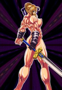 Rating: Explicit Score: 0 Tags: abs artoria_pendragon ass back breasts excalibur extreme_muscles fate/stay_night fate_(series) female muscles muscular muscular_female no_bra no_panties nude rule34 s20k00y solo sword topless weapon User: bunchy7s