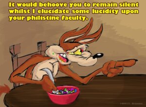Rating: Safe Score: 0 Tags: 2010 2012 anthro arm_tuft belly bowl brown_body brown_fur canid canine canis casual_nudity cereal cereal_guy colored colored_sketch container coyote cutlery dated dialogue digital_drawing_(artwork) digital_media_(artwork) e621 eating elbow_tuft english_text food fur furniture gesture hand_gesture holding_object holding_spoon inside kitchen_utensils krita_(artwork) looney_tunes male mammal meme multicolored_body multicolored_fur naturally_unclothed nude pecs pointing shaded shoulder_tuft signature sketch solo spoon stevethedragon table tan_belly tan_body tan_fur text tools tuft two_tone_body two_tone_fur verbose_text warner_brothers wile_e._coyote User: bunchy7s Rating: Safe Score: 0 Tags: 2010 2012 anthro arm_tuft belly bowl brown_body brown_fur canid canine canis casual_nudity cereal cereal_guy colored colored_sketch container coyote cutlery dated dialogue digital_drawing_(artwork) digital_media_(artwork) e621 eating elbow_tuft english_text food fur furniture gesture hand_gesture holding_object holding_spoon inside kitchen_utensils krita_(artwork) looney_tunes male mammal meme multicolored_body multicolored_fur naturally_unclothed nude pecs pointing shaded shoulder_tuft signature sketch solo spoon stevethedragon table tan_belly tan_body tan_fur text tools tuft two_tone_body two_tone_fur verbose_text warner_brothers wile_e._coyote User: bunchy7s