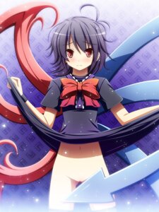 Rating: Explicit Score: 0 Tags: 1girls 2d akashio_(loli_ace) alien alien_girl asymmetrical_wings black_dress black_hair bottomless dress dress_lift female female_only humanoid looking_at_viewer navel no_panties nue_houjuu pussy red_eyes ribbon short_hair solo team_shanghai_alice tears touhou uncensored wings User: bunchy7s