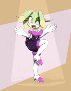 Rating: Safe Score: 0 Tags: ;d android anthro big_breasts bit-small blush breasts charity_the_rabbit cleavage clothed clothing cosplay e621 female fur green_body green_fur hi_res lagomorph leporid looking_at_viewer machine mammal one_eye_closed pose rabbit robot rouge_the_bat sega smile solo sonic_the_hedgehog_(series) wink User: bunchy7s