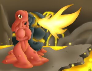 Rating: Safe Score: 0 Tags: anthro anthrofied big_breasts breasts e621 elemental_creature female fire fur generation_2_pokemon hi_res latiar lava lava_creature looking_at_viewer magcargo mineral_fauna nintendo nude pokemon pokemon_(species) pokemorph solo User: bunchy7s