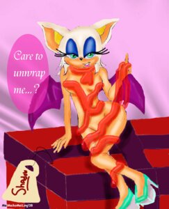 Rating: Explicit Score: 0 Tags: 1girls anthro bat black_nose covered_nipples covered_pussy eyelashes female female_only footwear footwear_only gift_box green_eyes heels naked nude pussy rouge_the_bat rule34 seductive seductive_smile sega shoes smile smiling solo solo_female sonic_(series) sonic_the_hedgehog_(series) straight_hair tagme wings wrapped wrapped_up User: bunchy7s