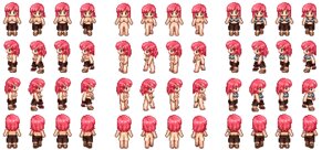 Rating: Explicit Score: 0 Tags: female lowres model_sheet nude pink_hair pixel_art rpg_maker rule34 soft sprite sprite_sheet topless white_background User: bunchy7s