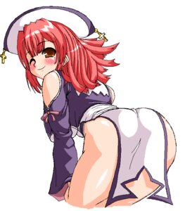 Rating: Explicit Score: 0 Tags: ass bent_over blush female hat la_pucelle_tactics nippon_ichi_software no_legwear priere red_hair rule34 solo wink User: bunchy7s