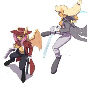Rating: Questionable Score: 0 Tags: 1:1 accessory alexander_anderson_(hellsing) alucard_(hellsing) anthro anthrofied applejack_(mlp) areola bat_pony blonde_hair blood bodily_fluids bottomwear breasts clothing cross crossover digital_media_(artwork) duo e621 earth_pony english_text equid equine eyebrows eyelashes eyewear feathered_wings feathers female fight fluttershy_(mlp) friendship_is_magic fur glasses gloves green_eyes gun hair hair_accessory hairband half-closed_eyes handgun handwear hasbro hat headgear headwear hellsing hellsing_ultimate horse hybrid jacket kevinsano mammal melee_weapon membrane_(anatomy) membranous_wings my_little_pony mythological_creature mythological_equine mythology narrowed_eyes nipples open_mouth orange_body orange_fur pants parody pegasus pink_hair pistol pony ranged_weapon red_eyes shadow simple_background smile sword teeth text tongue topwear weapon white_background wings yellow_body yellow_feathers yellow_fur User: bunchy7s