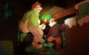Rating: Safe Score: 0 Tags: 2011 3_toes 4_fingers anthro baseball_cap bear black_body black_fur bottomwear brown_hair cargo_pants cave clothed clothing detailed_background diamond_(gem) digital_media_(artwork) duo_focus e621 eyewear feet fingers fire footwear fully_clothed fur gem giant_panda glasses group hair hat headgear headwear hi_res hoodie looking_aside male mammal microsoft minecraft mojang open_mouth pants pince-nez sandals shoes short_hair slime standing super-tuler sweater tail tairu tan_body tan_fur toes toony topwear torch underground white_body white_fur xbox_game_studios User: bunchy7s