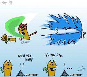 Rating: Questionable Score: 0 Tags: ambiguous_gender capcom comic digital_media_(artwork) duo e621 english_text felid humor mammal mega_man_(series) meta resurrection text toony vavashi zero_(mega_man) User: bunchy7s