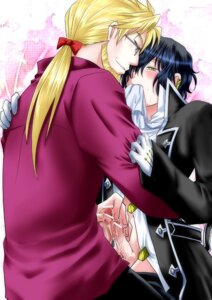 Rating: Explicit Score: 0 Tags: 2boys beard bite biting blush cry cum facial_hair gilbert_nightray glasses gloves hanamaru_(pixiv) handjob male male_only multiple_boys multiple_males open_clothes open_shirt oscar_vessalius pandora_hearts penis piercing ribbon rule34 smile sweat tears yaoi User: bunchy7s