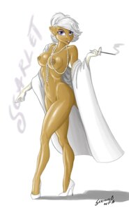 Rating: Questionable Score: 0 Tags: anthro big_breasts biped breasts brown_body brown_skin cigarette cigarette_holder clothing dark_body dark_skin e621 eyeshadow feet female footwear full-length_portrait gloves hair handwear hi_res high_heels humanoid_feet lizard looking_at_viewer makeup navel nipples non-mammal_breasts non-mammal_nipples nude open_mouth plantigrade portrait pumps reptile scalie scarlet_(seriousb) seriousb shoes simple_background smile smoking solo standing stiletto_heels text thick_thighs white_clothing white_footwear white_high_heels User: bunchy7s