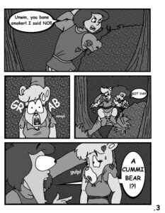 Rating: Explicit Score: 0 Tags: adventures_of_the_gummi_bears anthro bear bigger_male billie_h bush bushes cavin_(gummi_bears) clothed_female comic cub disney female fur human interspecies male mammal monochrome outdoors outside rule34 smaller_female sunni_gummi surprised tree trees young User: bunchy7s