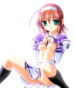 Rating: Explicit Score: 0 Tags: blush breasts female footwear green_eyes headband highres huge_eyes kimi_ga_nozomu_eien midriff nipples no_panties norizou_type-r pointy_chin pussy red_hair rule34 school_uniform shirt_lift socks suzumiya_akane uncensored upskirt User: bunchy7s