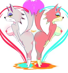 Rating: Questionable Score: 0 Tags: animal_crossing anthro big_breasts breasts butt canid canine canis crossgender duo e621 fang_(animal_crossing) female freya_(animal_crossing) looking_at_viewer mammal nintendo nipples pink_nipples slypon wolf User: bunchy7s
