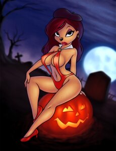 Rating: Questionable Score: 0 Tags: 1girls anthro beret beret_girl bikini breasts canine cosplay disney dog ear_piercing eyelashes eyeshadow female female_only full_moon furry goof_troop graveyard halloween hat high_heels holidays jack-o'-lantern large_breasts lipstick makeup moon nail_polish navel night nipple_bulge nitro outdoors posing pumpkin red_lipstick red_nails rule34 sideboob sitting skimpy sling_bikini solo straight_hair thick_lips vampirella_(cosplay) vampirella_(series) User: bunchy7s