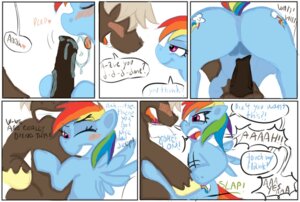 Rating: Explicit Score: 0 Tags: animal_genitalia animal_penis balls blue_body blue_feathers blue_fur comic dialogue dumb-bell_(mlp) duo e621 english_text equid equine equine_genitalia equine_penis erection feathered_wings feathers fellatio female female_penetrated feral friendship_is_magic fur genitals haiku_oezu hair hasbro intraspecies male male/female male_penetrating male_penetrating_female mammal multicolored_hair my_little_pony mythological_creature mythological_equine mythology oral pegasus penetration penile penile_penetration penis penis_in_vagina rainbow_dash_(mlp) rainbow_hair sex sweet_hd text vaginal vaginal_penetration vulva wings User: bunchy7s