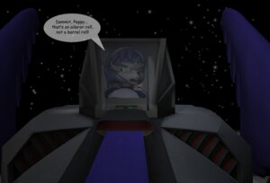 Rating: Safe Score: 0 Tags: 3d_(artwork) angry anthro arwing blue_body blue_fur blue_hair canid canine charleyfox_(modeler) cockpit complaining dialogue digital_media_(artwork) e621 english_text female fox fur hair krystal_(charleyfox) krystal_(star_fox) mammal nintendo solo speech_bubble star star_fox text unknown_artist white_body white_fur User: bunchy7s