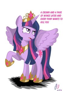 Rating: Safe Score: 0 Tags: 2013 cutie_mark e621 english_text equid equine feathered_wings feathers female feral friendship_is_magic fur hair hasbro hi_res horn mammal multicolored_hair my_little_pony mythological_creature mythological_equine mythology purple_body purple_feathers purple_fur purple_hair quadruped solo tail teammagix text twilight_sparkle_(mlp) two_tone_hair winged_unicorn wings User: bunchy7s
