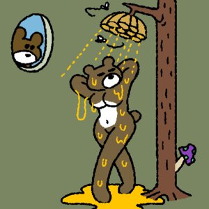 Rating: Questionable Score: 0 Tags: 1:1 ambient_arthropod ambient_bee ambient_insect arthropod bathing bear bee beehive brown_body brown_fur countershade_face countershade_torso countershading duo e621 female food fungus fur honey_(food) hymenopteran insect looking_at_another low_res mammal mushroom naturally_censored nude peeping plant shiri-moto shower solo_focus tree voyeur white_body white_countershading User: bunchy7s